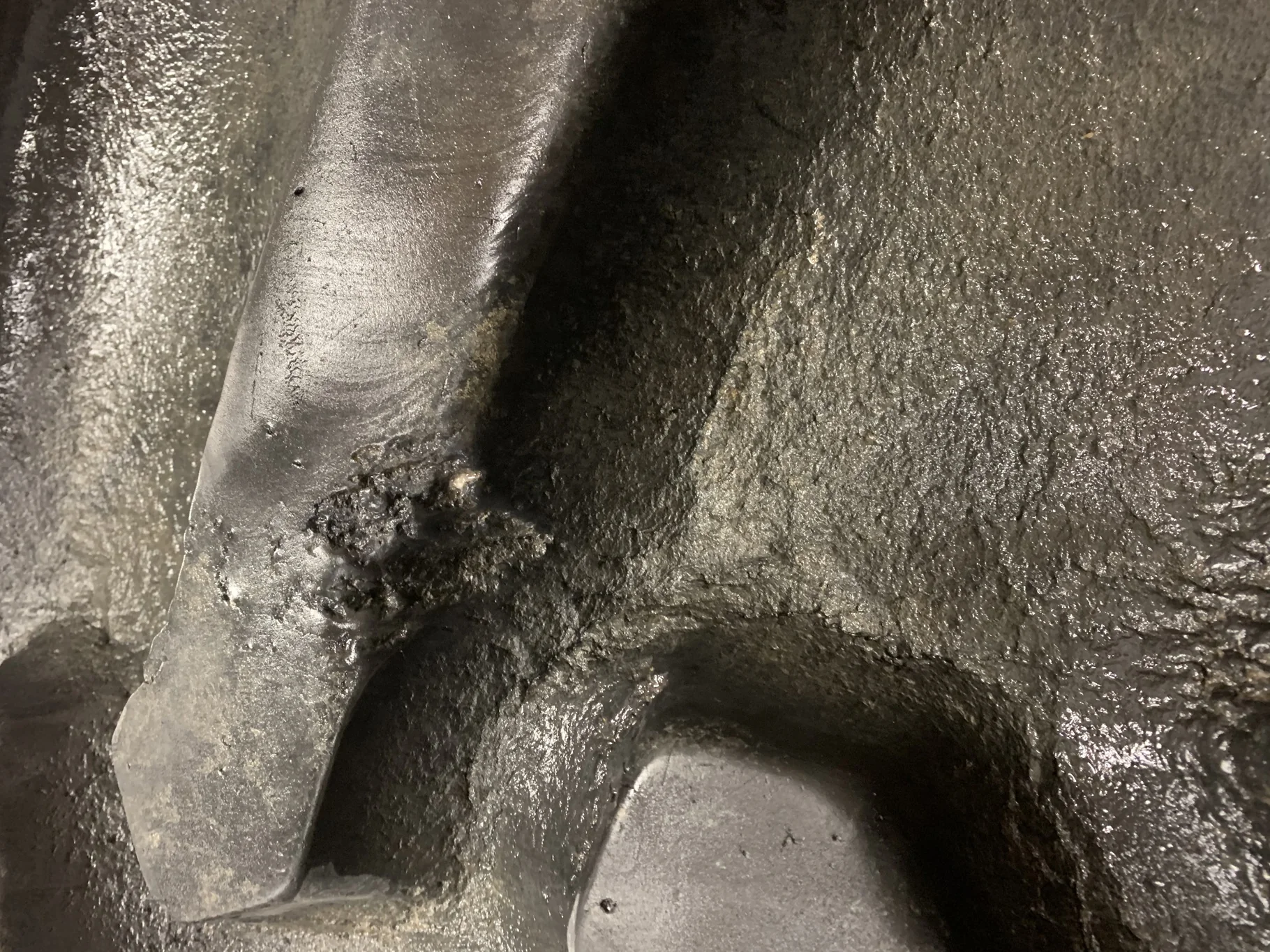 Used 80% IF1250/45-32 Firestone  R-1W 177B (stubble) Side wall Cracks, Lug Damage image 6