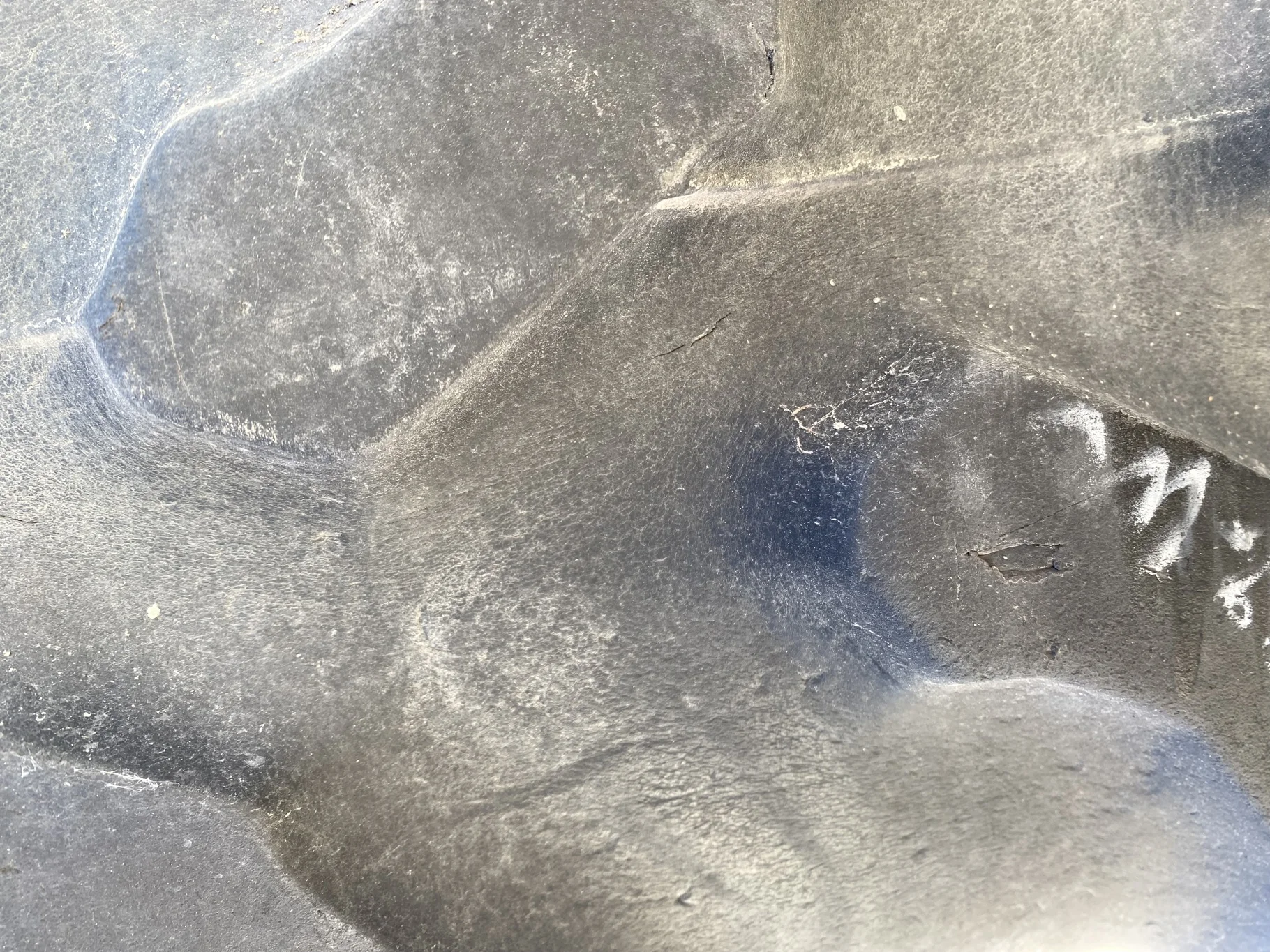 Used 40% 380/85R34 Goodyear Ultra Torque Radial DT712 137A8 TL - lug cuts, stubble, weathering, road image 7
