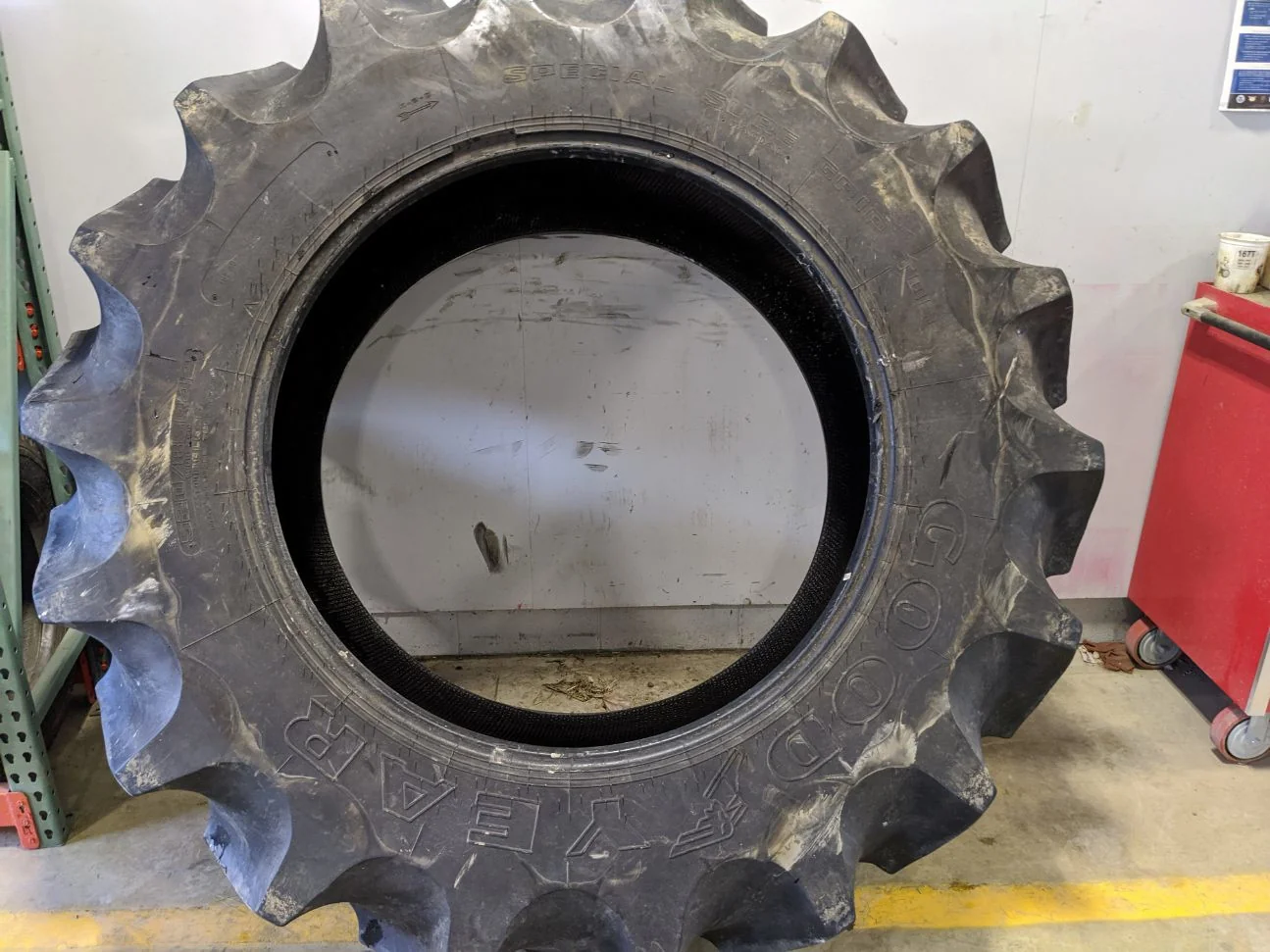 Used 520/85R42 157A8 Goodyear Special Sure Grip R-2 75-80%