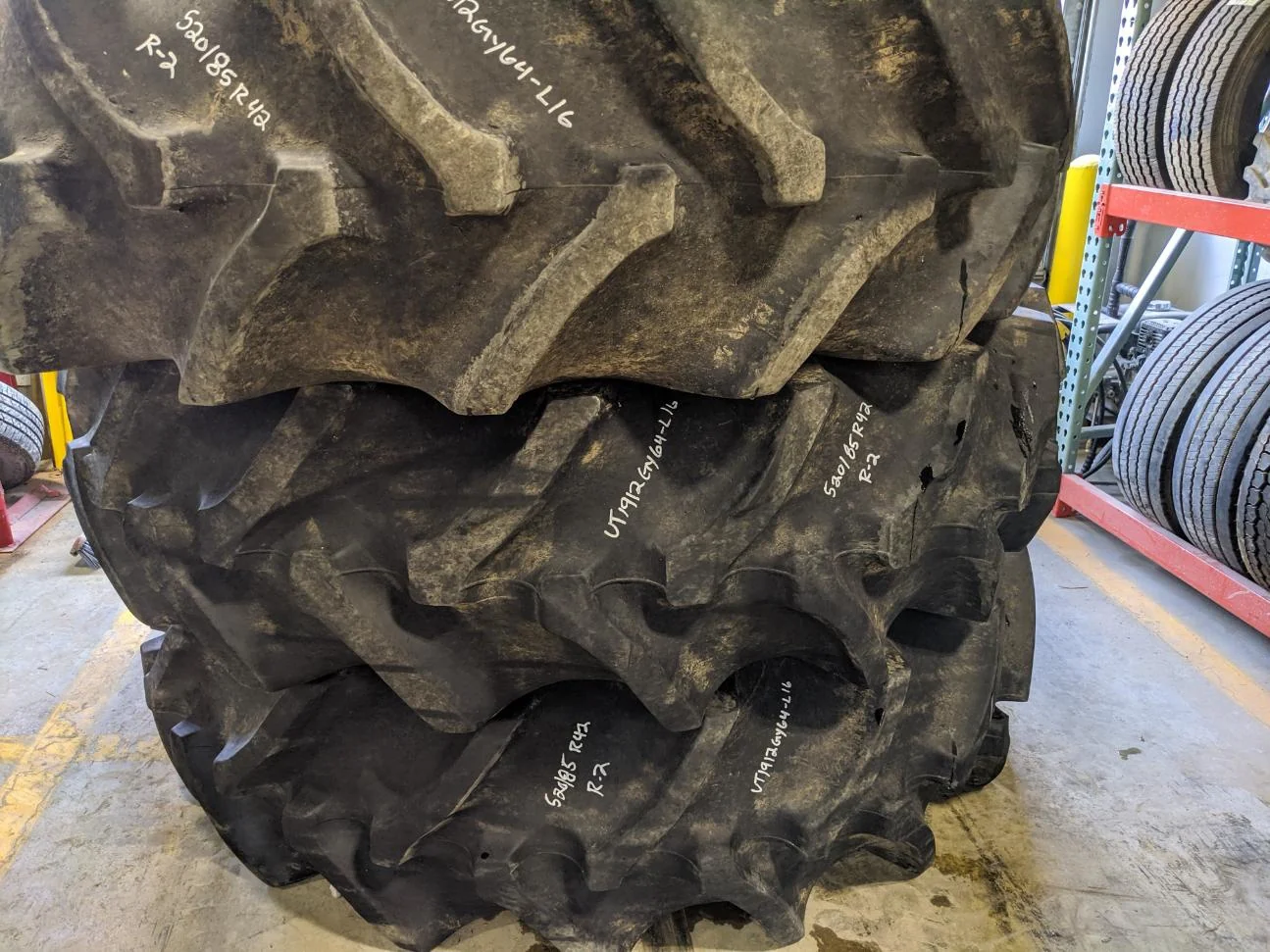 Used 520/85R42 157A8 Goodyear Special Sure Grip R-2  75-80% image 5
