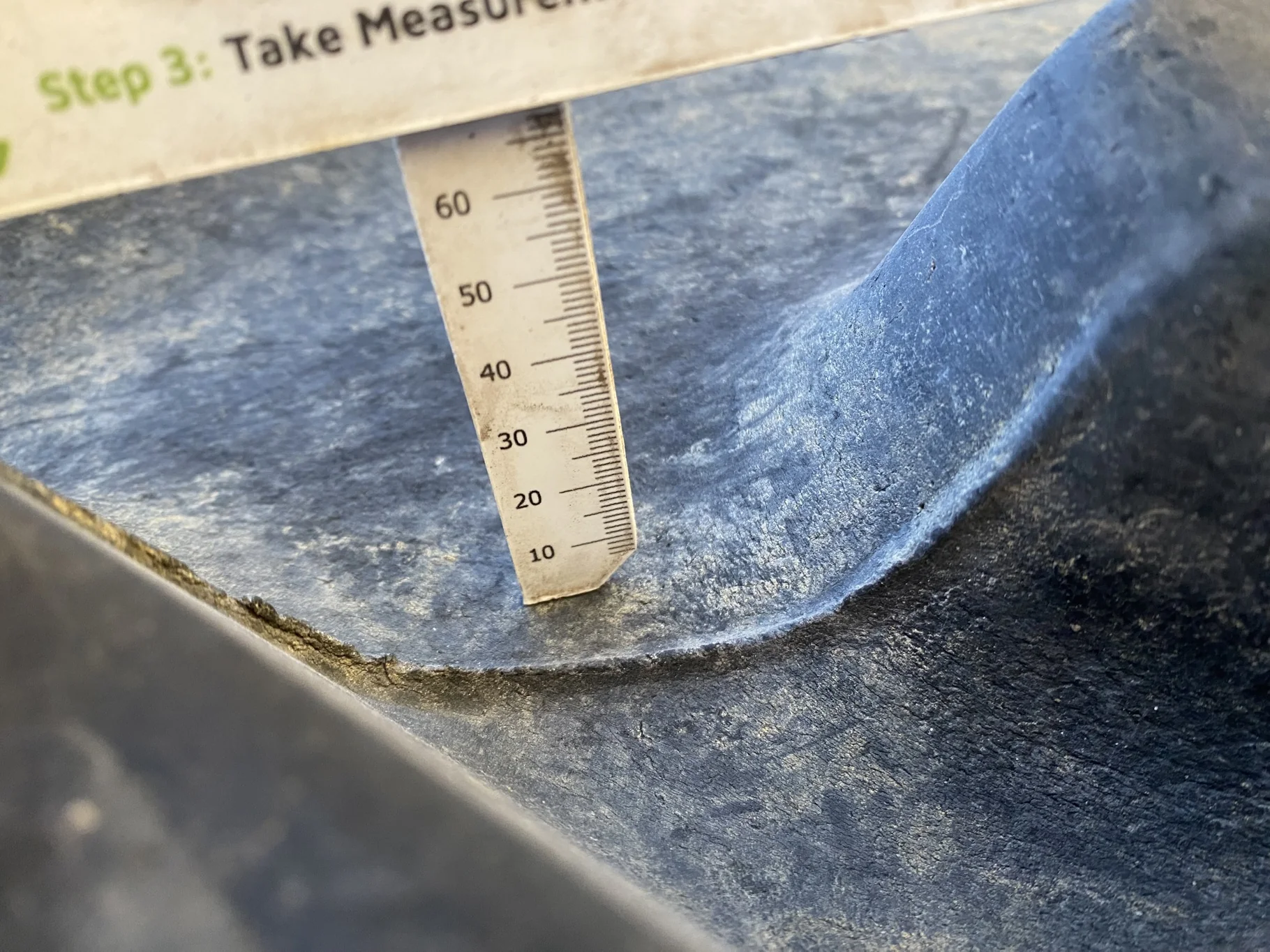 Used 89% 650/85R38 Goodyear Optitrac DT824 (173A8) R1W TL. Sidewall Cuts, Lug Cuts, Stubble image 4