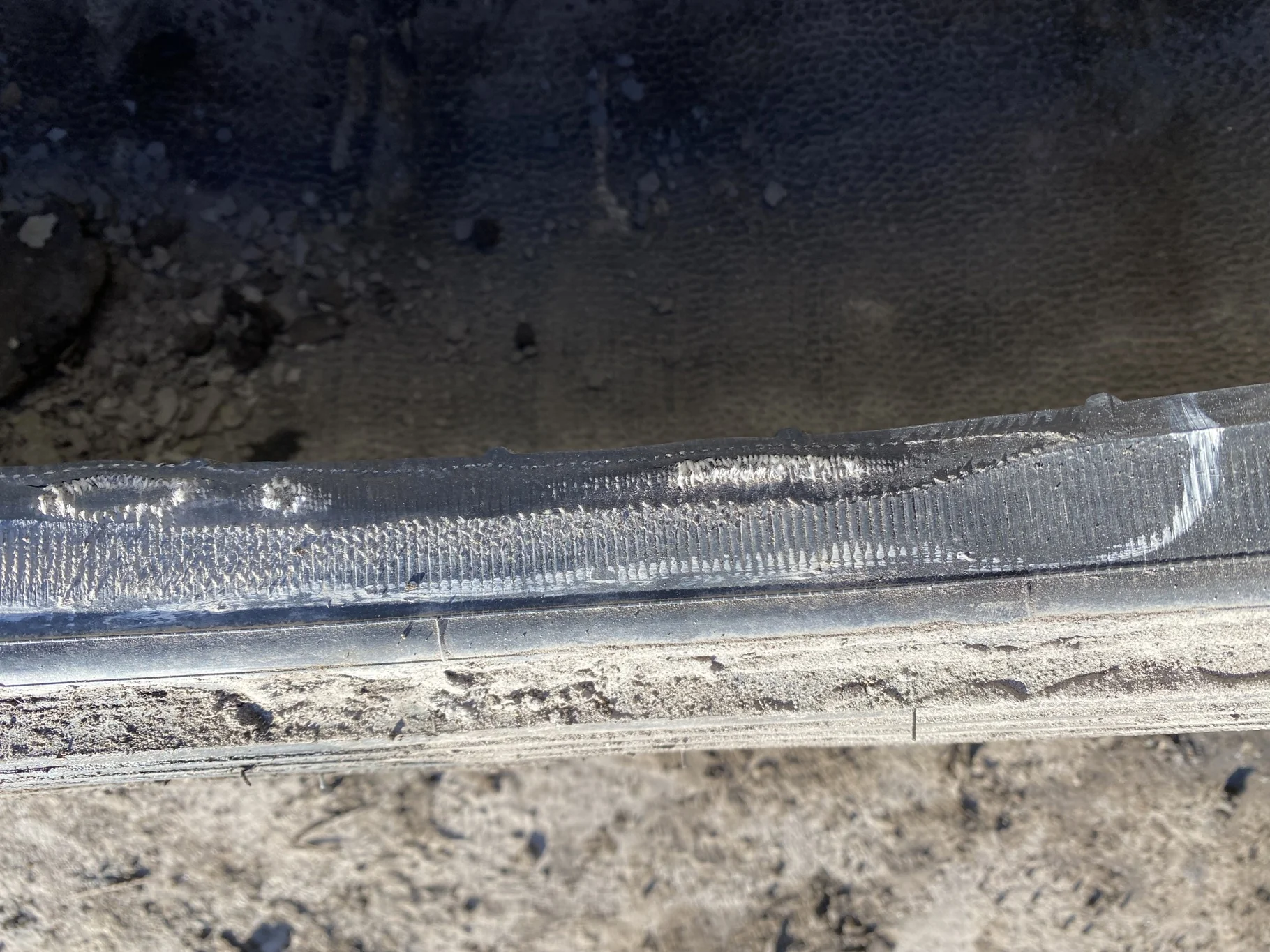 Used 95% 380/90R46 Goodyear Ultra Sprayer 168A8/B R-1 TL - lug cuts, between tread cuts, bead damage image 8
