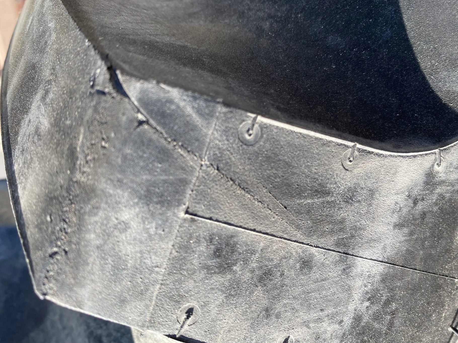Used 90% 420/80R46 Goodyear Ultra Torque Radial DT712 R-1 151A8/B TL - lug cut, light lug stubble, b image 5