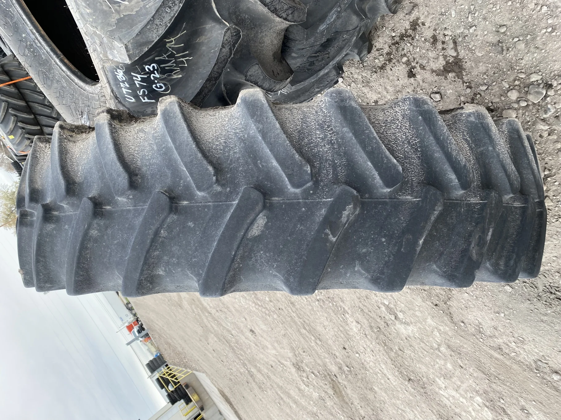 Used 480/80R50 159A8 Firestone Deep Tread 23 TL R-1W 60-65% image 3