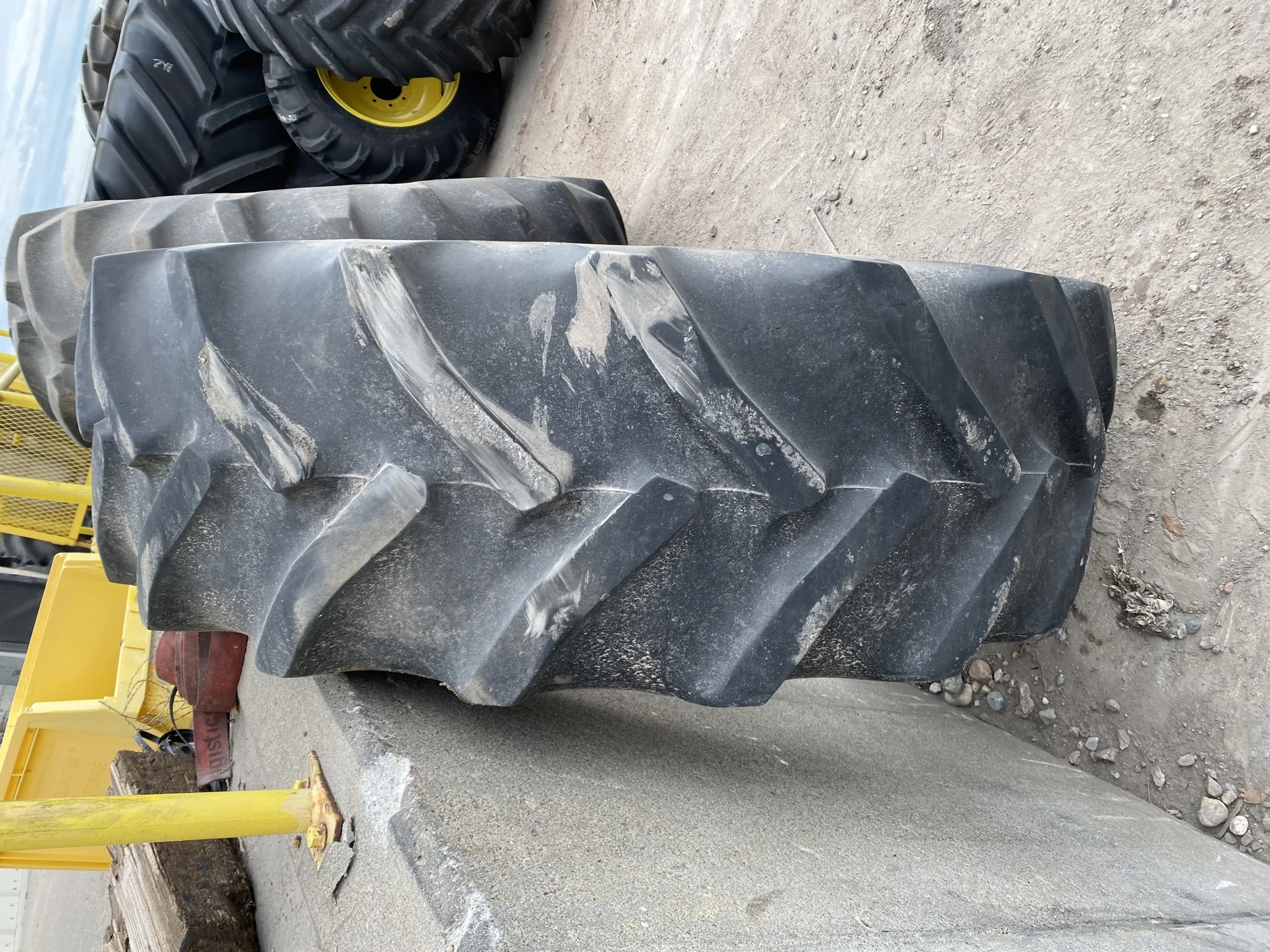 Used 480/70R34 155A8 Goodyear Super Traction Radial DT810 TL R-1W 50-55% image 2