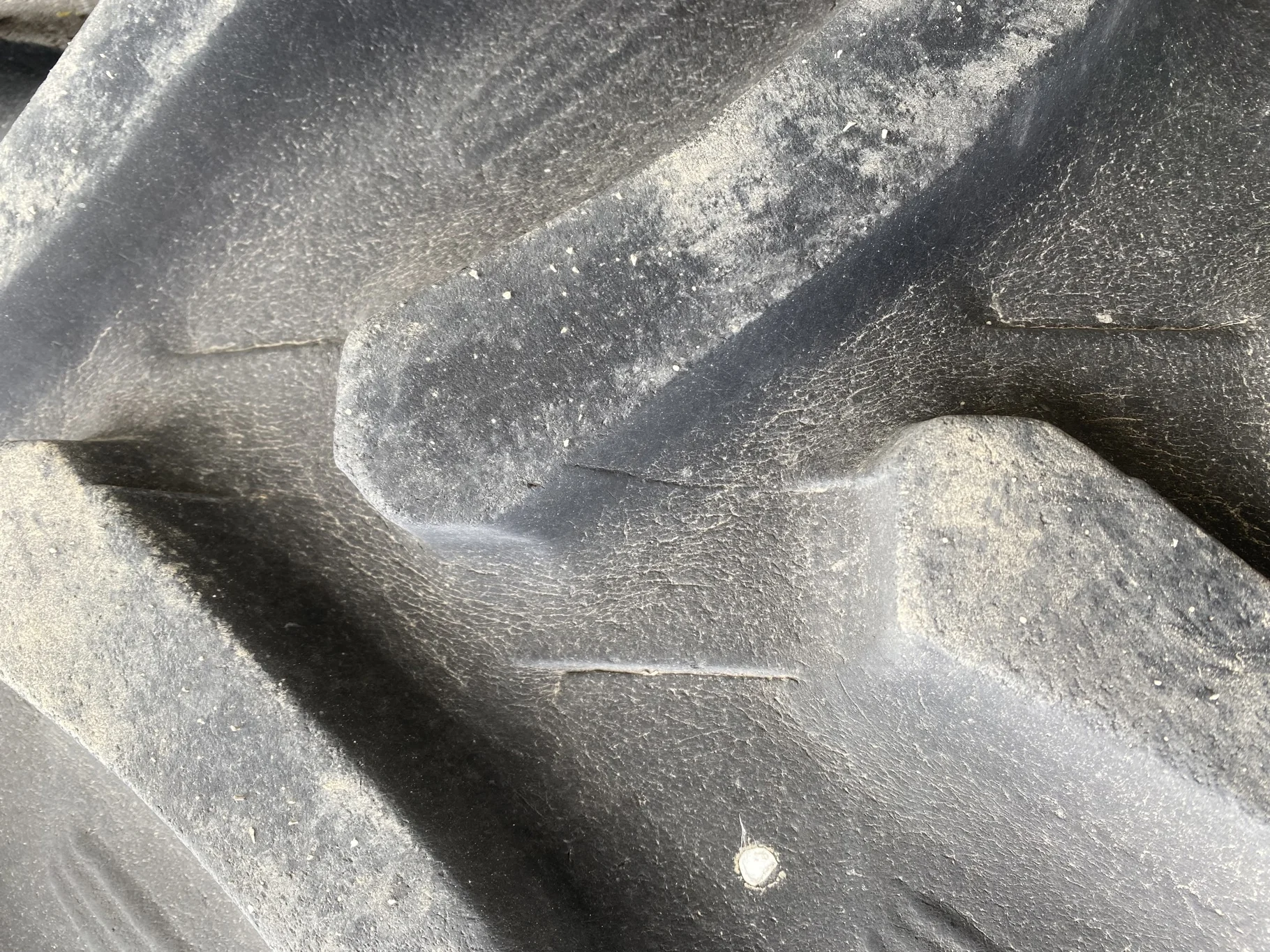 Used 70% 340/85R28 Carlise FSTR 127A8 TL (sidewall cuts, wreathing, road wear, lug cuts) image 7