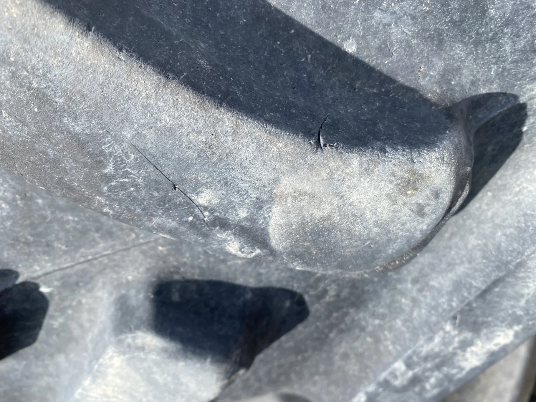 Used 69% 380/105R50 Firestone Radial 9100 168A8 R-1 TL (Road wear, lug stubble/cuts) image 5