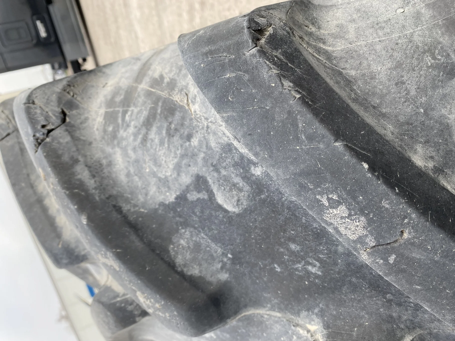 Used 82% 460/85R42 Firestone Performer 85 150D TL (heavy lug cuts / chunks between tread) image 8