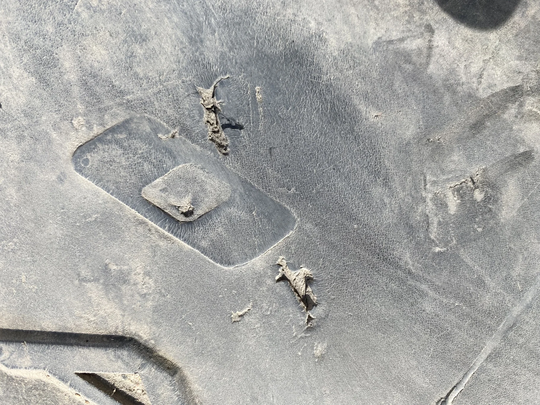 Used 80% 800/70R38 Firestone Deep Tread 23 Weathering, Lug cuts/chunks, Road wear image 6
