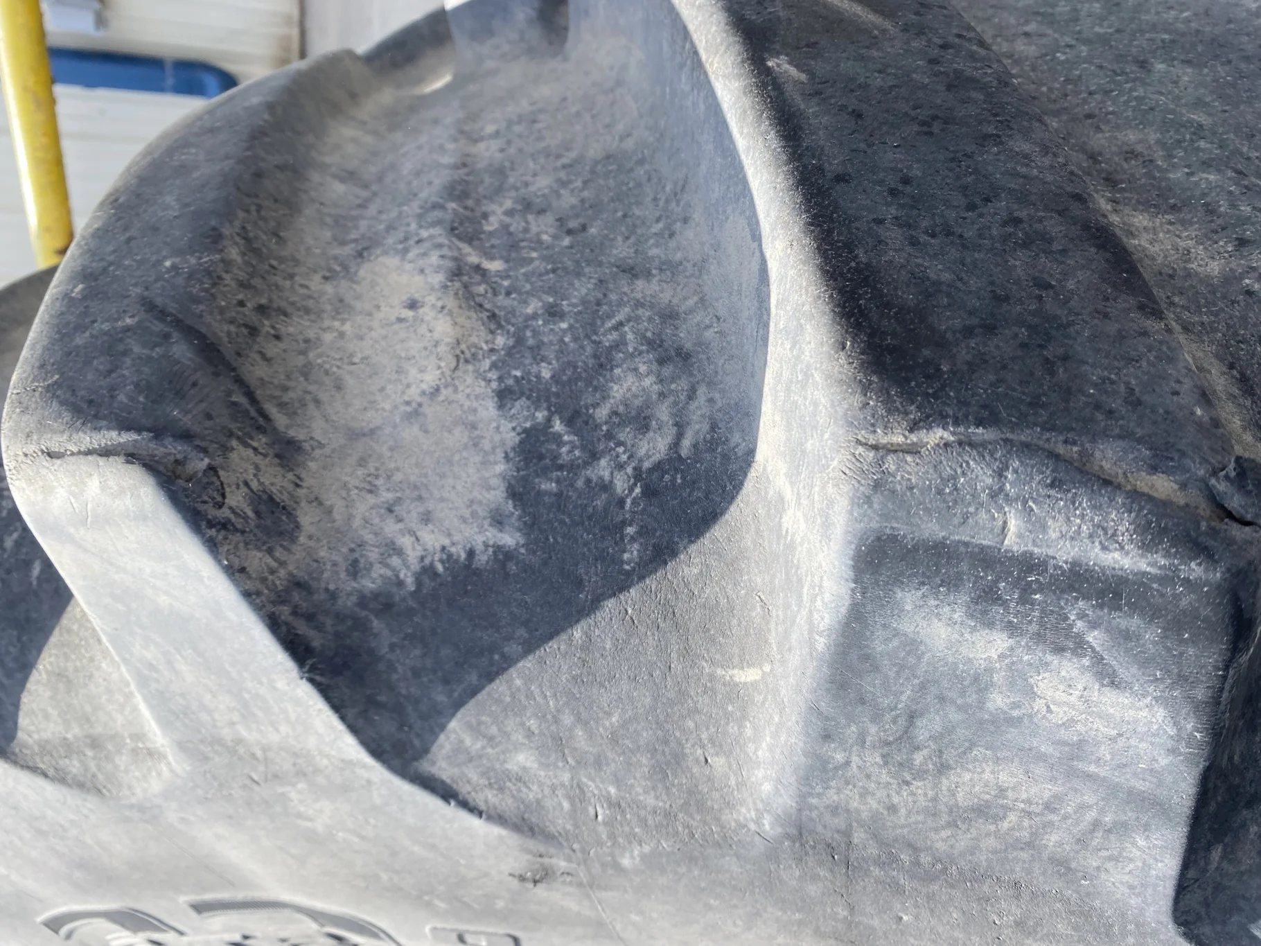 Used 80% 800/70R38 Firestone Deep Tread 23 Weathering, Lug cuts/chunks, Road wear image 9