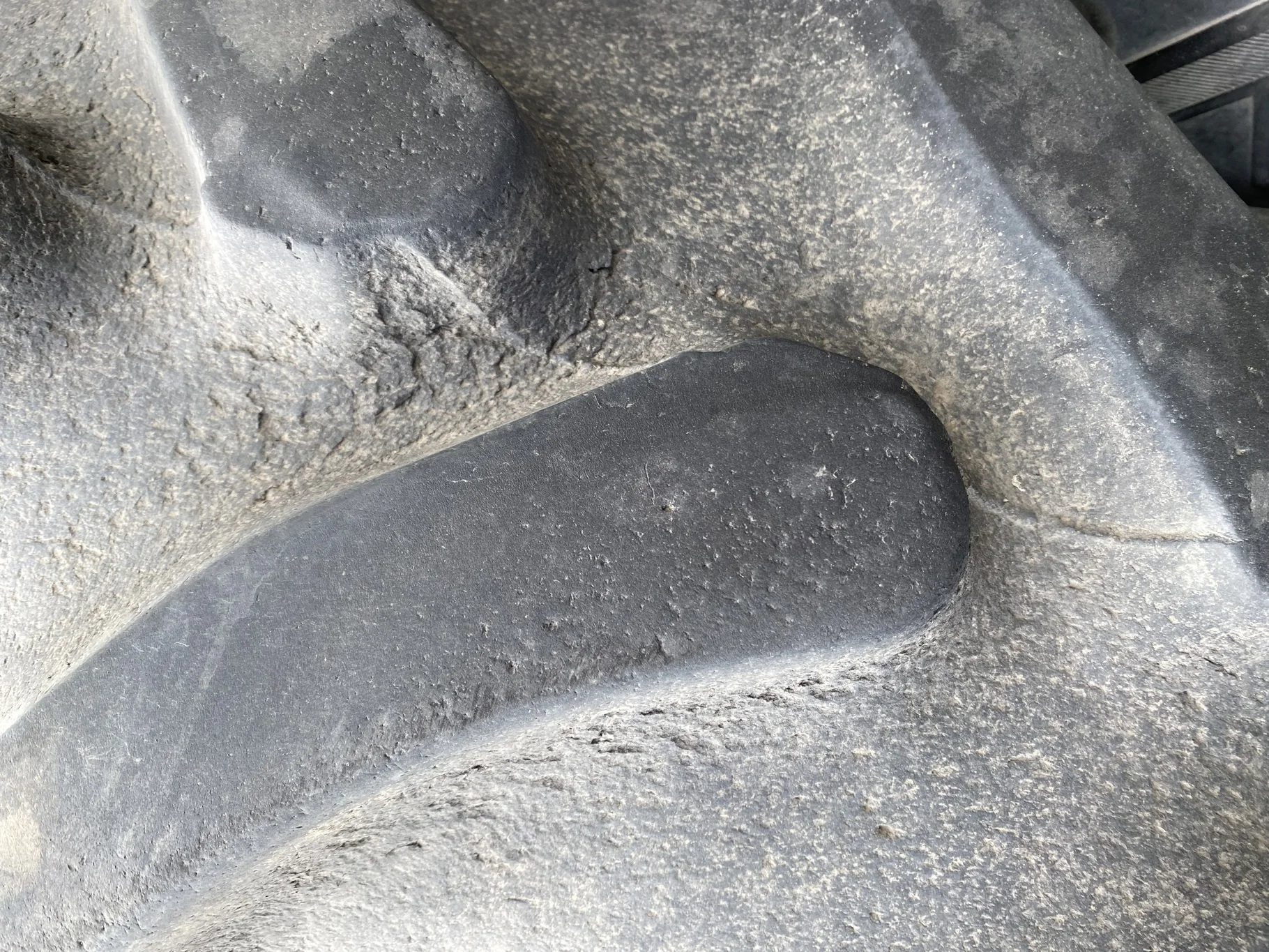 Used 70% 380/90R46 Goodyear Ultra Sprayer 168A8 R-1 TL (Stubble, lug cuts/ chunks, sidewall cuts) image 4