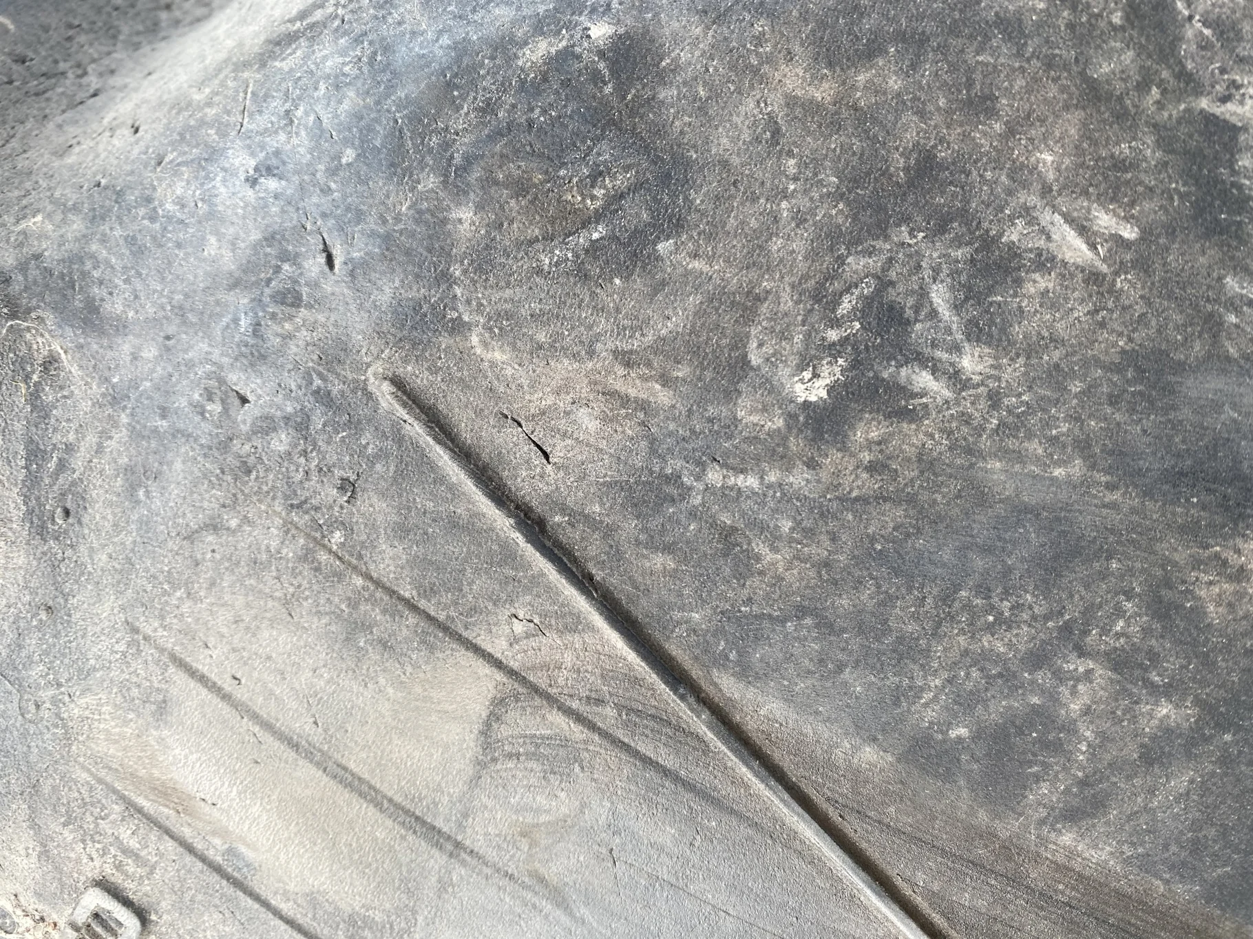Used 70% 380/90R46 Goodyear Ultra Sprayer 168A8 R-1 TL (Stubble, lug cuts/ chunks, sidewall cuts) image 7