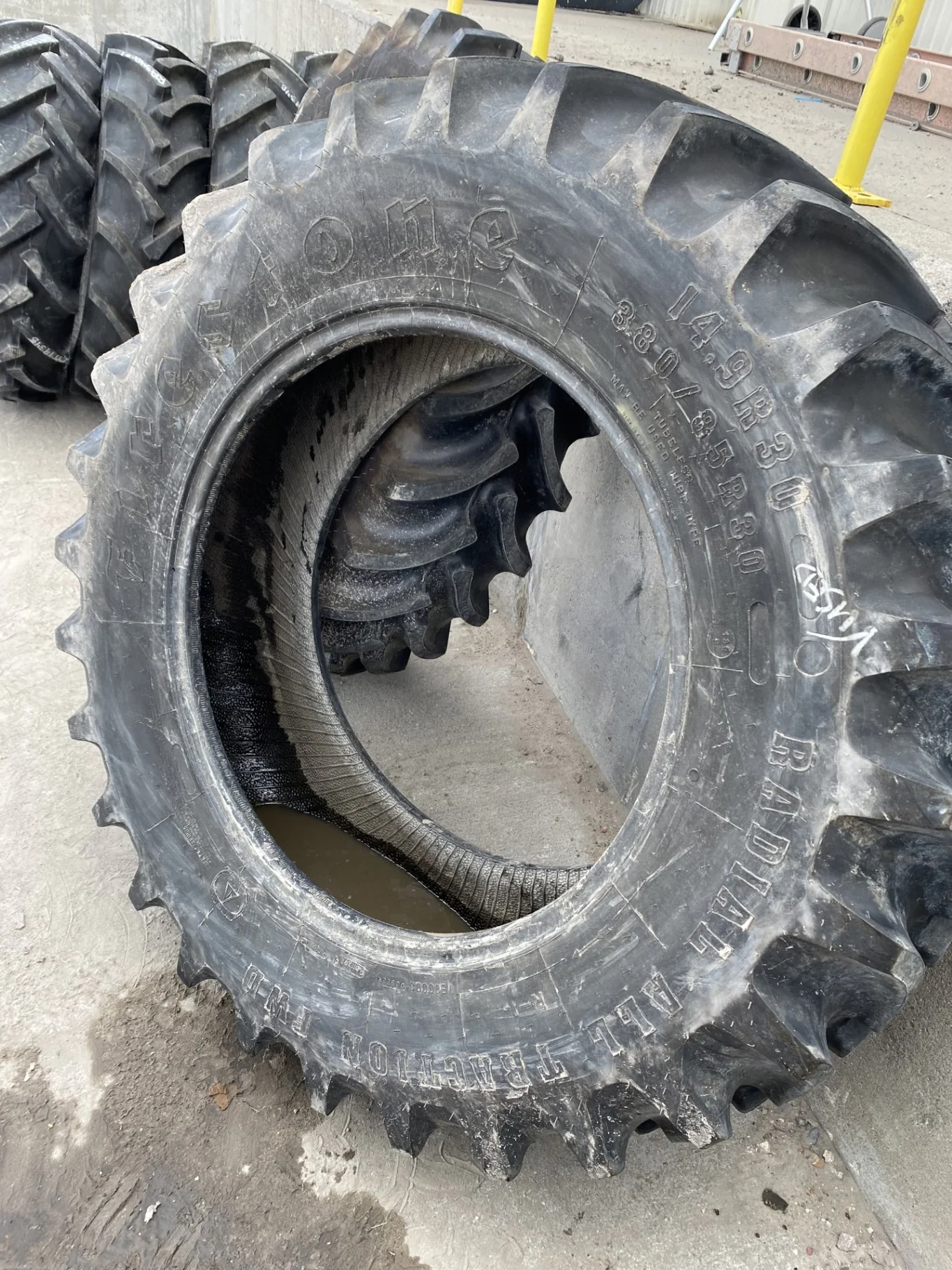 Used 98% 380/85R30 Firestone Radial All Traction (Lug cuts; Lug Stubble) image 3