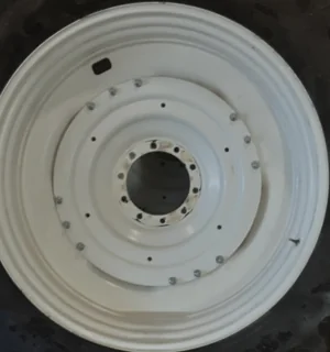 Used 12 X 50 NH White 10 Bolt Dual Wheel (10-13.189-11.09) 7.87 inset - Good  Condition image 2