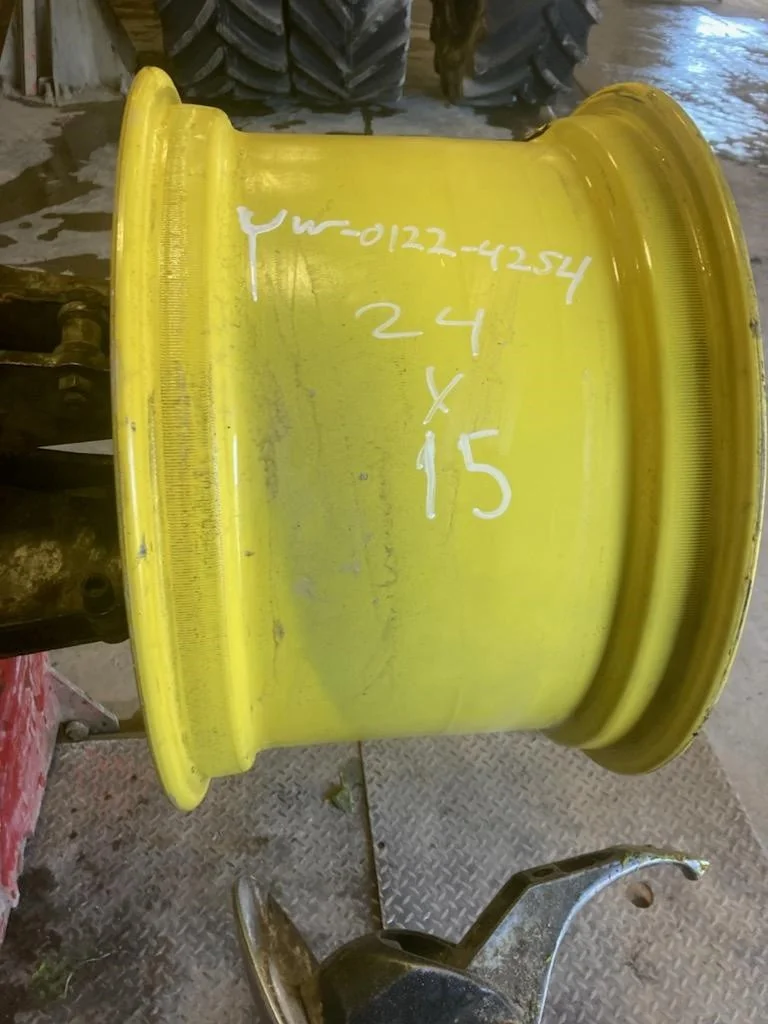 Used 15 X 24 John Deere Yellow 8 Bolt (.846) GKN Style Wheel (8-8-6)