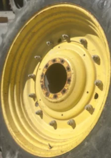Used 13 x 46 10 Bolt Stub Disc Wheel Yellow