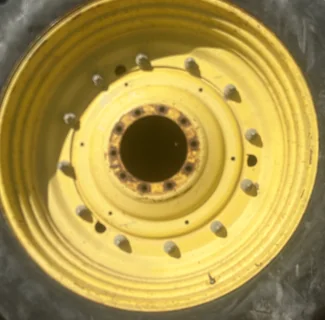 Used 13 x 46 10 Bolt Stub Disc Wheel Yellow image 2