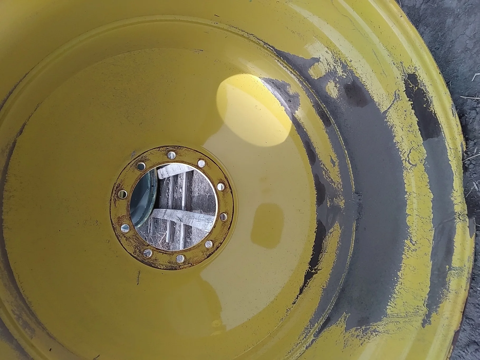 Used 16 X 42 10-13.189-11.07-15.00 Outside Dolly Dual JD Yellow image 5