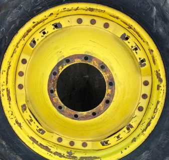 Used 10 x 34 10 Bolt (.906) Wheel w/ Disc Yellow image 2