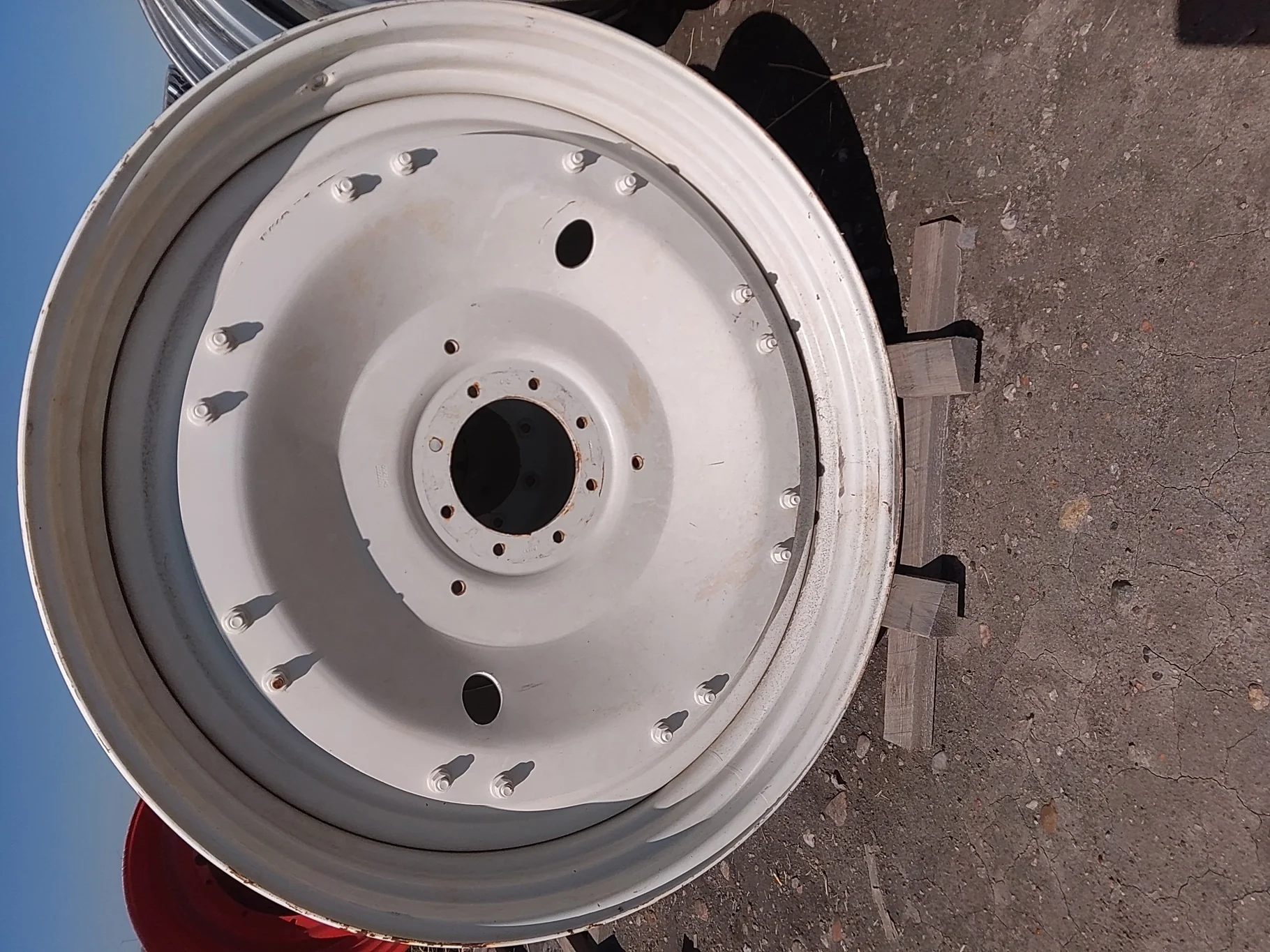 Used 12 X 50 NH GKN Rim with Large 8 Center image 2