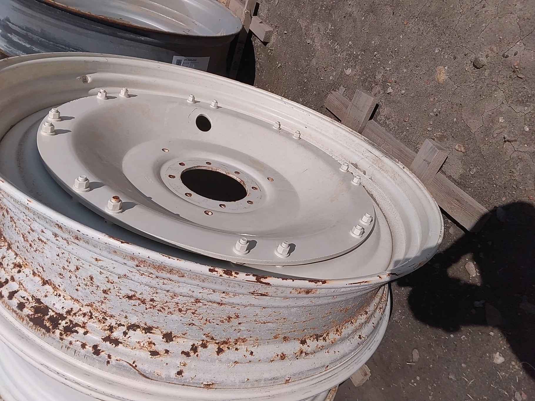 Used 12 X 50 NH GKN Rim with Large 8 Center image 3