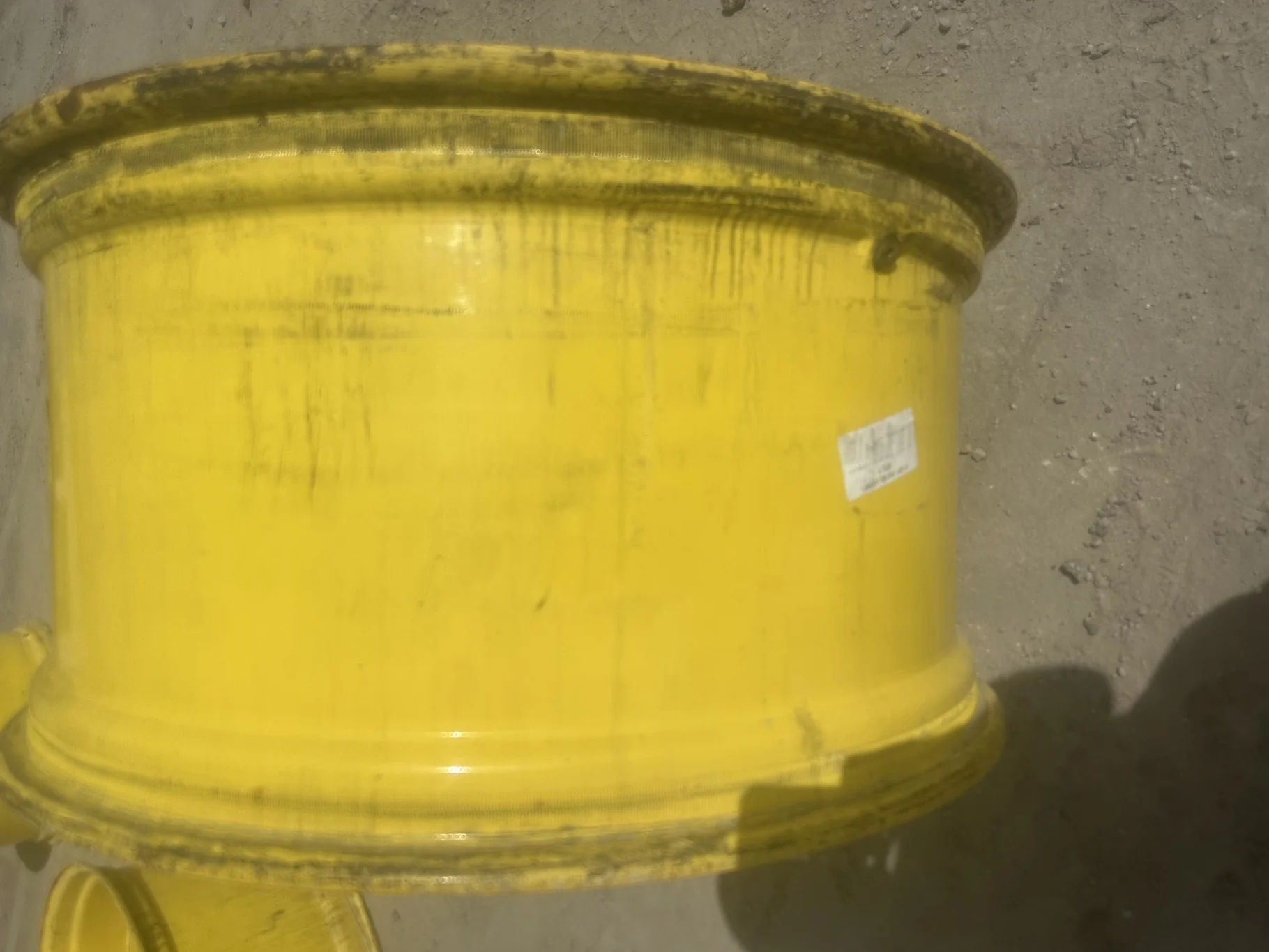 Used 18 X 38 10-13.19-11.07-2.62OUT SILVER SPRAYER WHEEL image 3