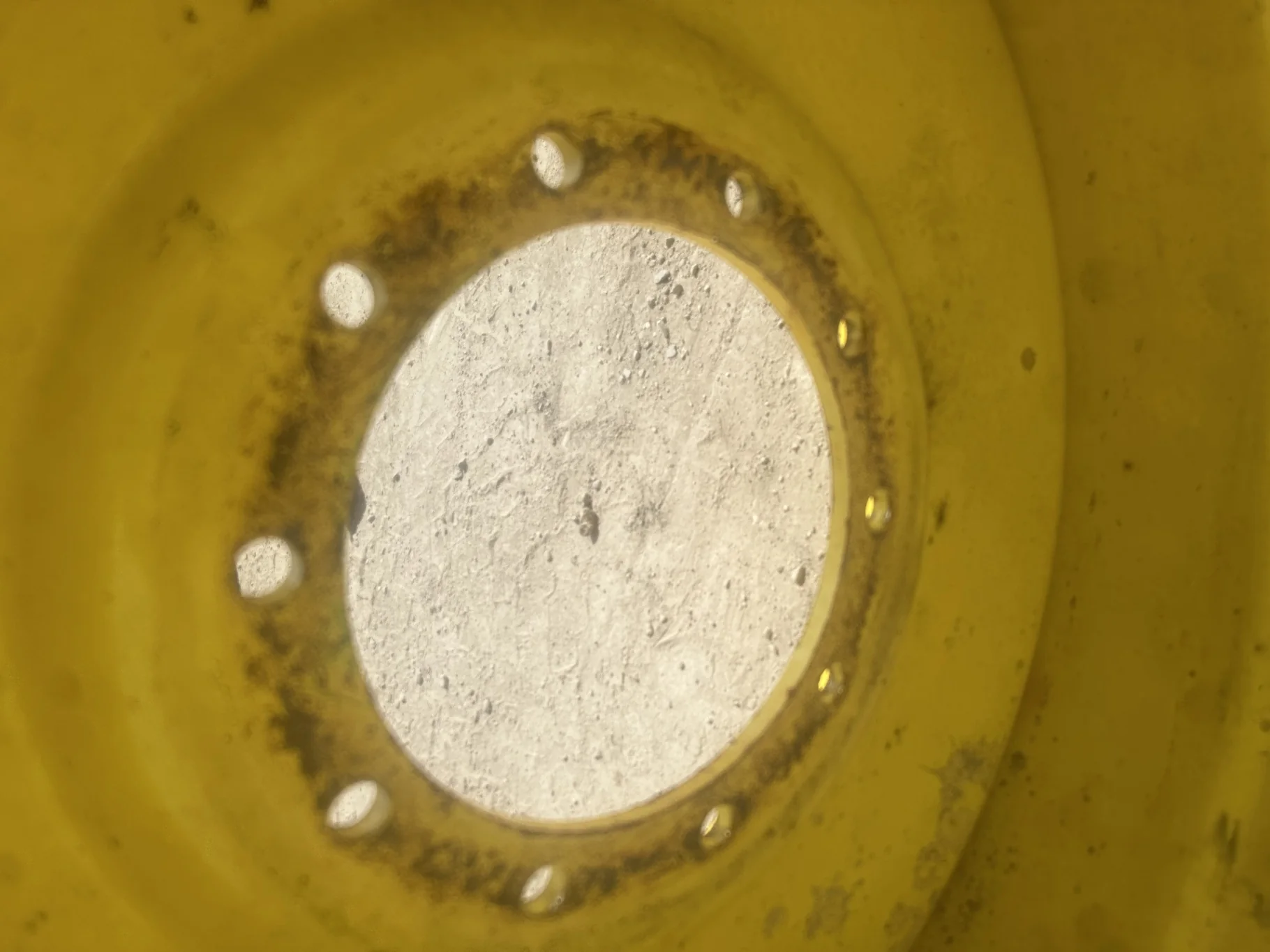 Used 18 X 38 10-13.19-11.07-2.62OUT SILVER SPRAYER WHEEL image 4