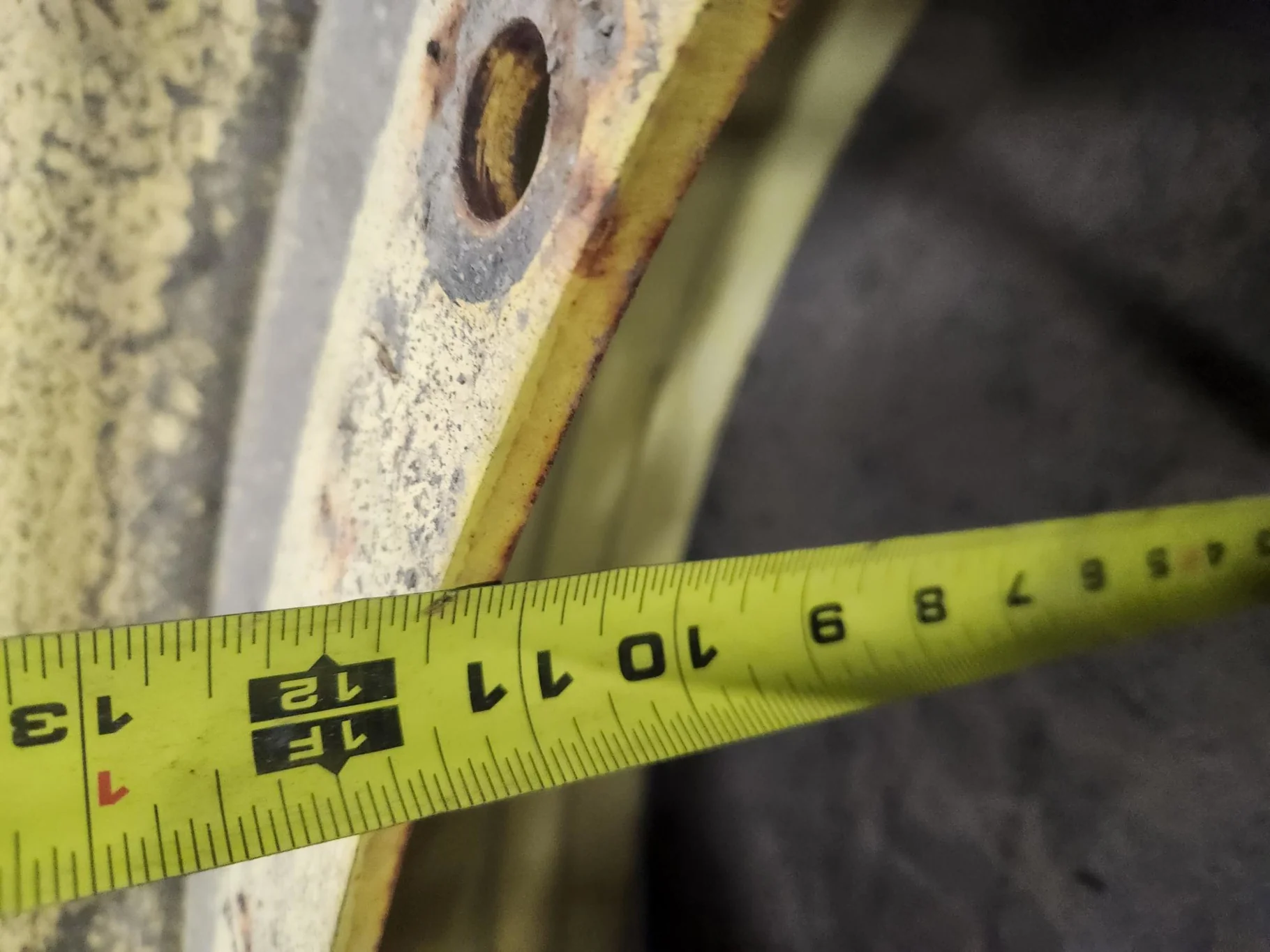 Used 15 x 50 12 Bolt Wheel Yellow