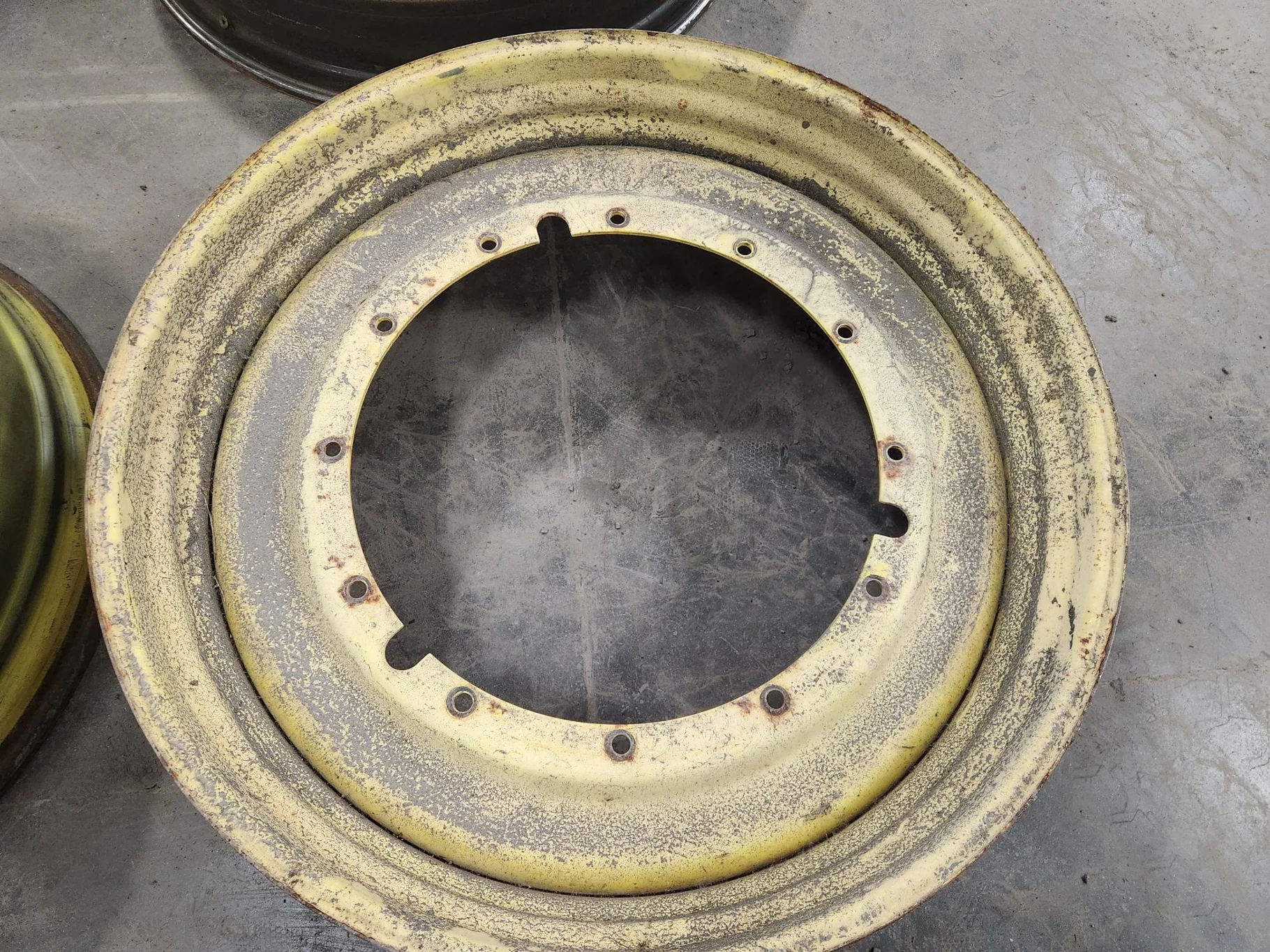 Used 15 x 50 12 Bolt Wheel Yellow image 2