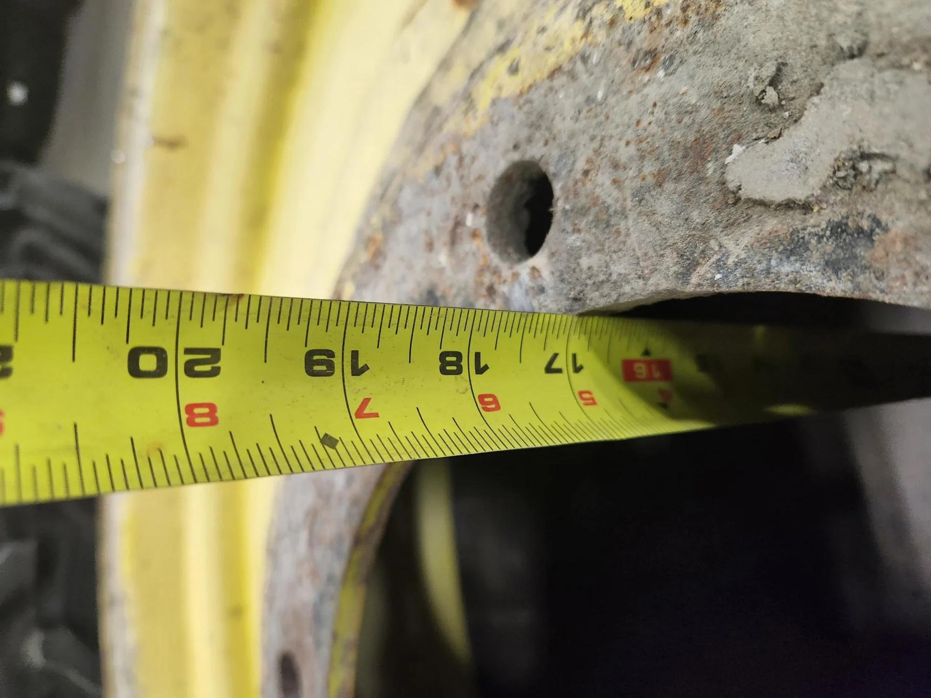 Used 15 x 50 10 Bolt Wheel Yellow