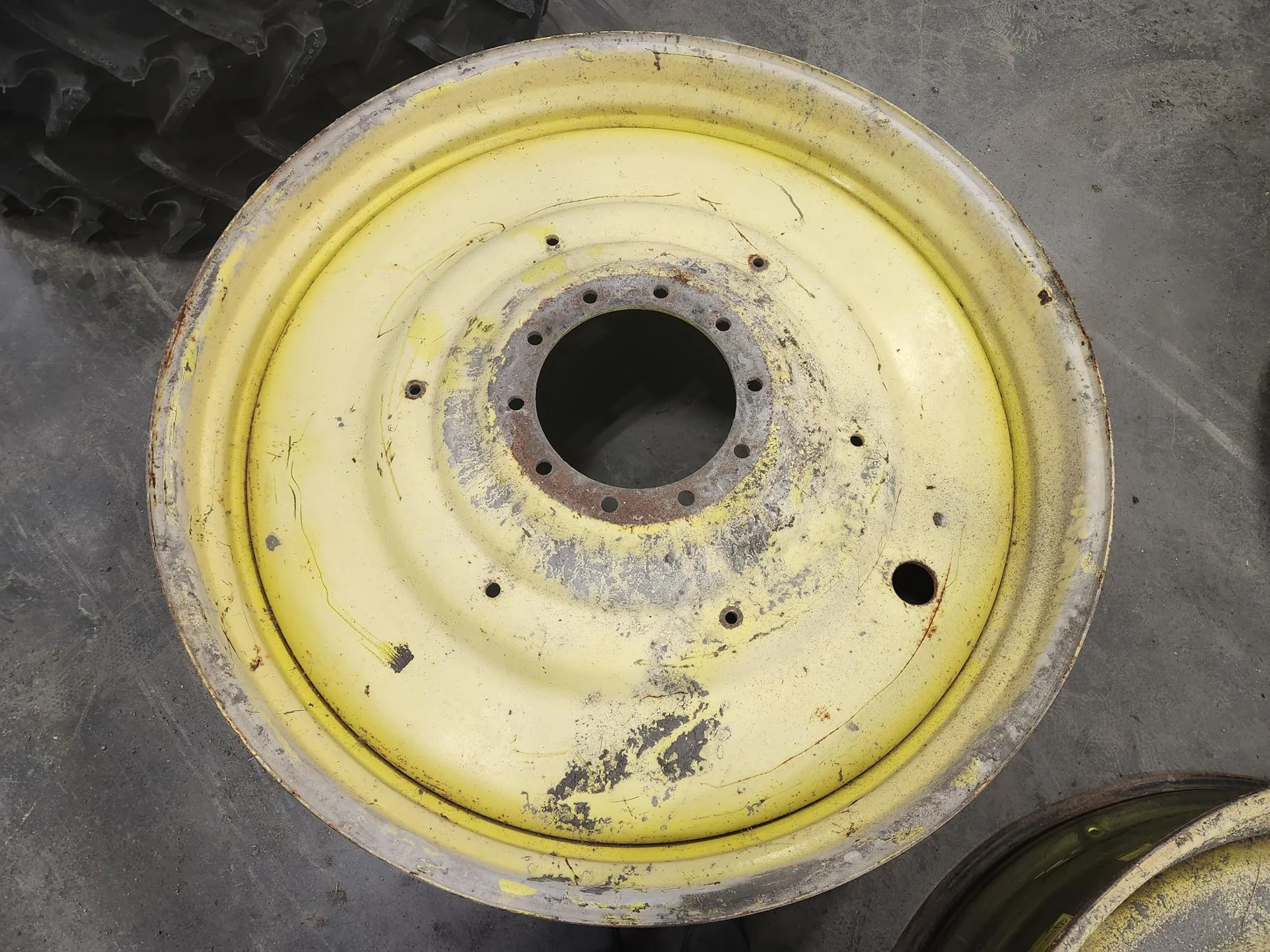 Used 15 x 50 10 Bolt Wheel Yellow image 2