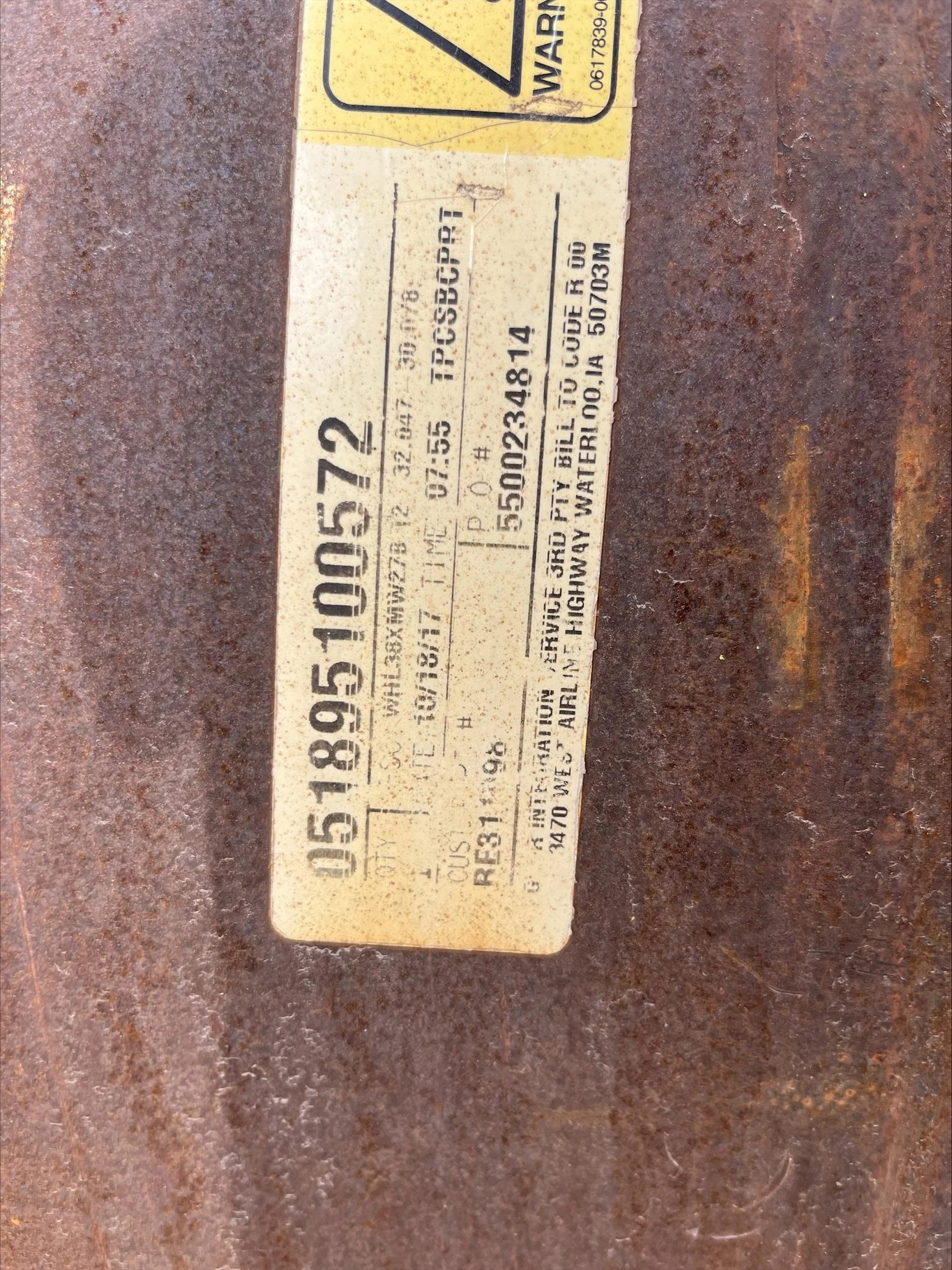 Used 27 X 38 John Deere Yellow 12 Bolt Stub Disc 12-32.047-30.078-1.0