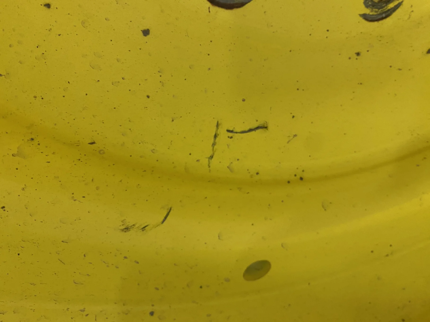 Used 27 X 38 John Deere Yellow 10 bolt combine rim 15 1/2" BS  (Rust Spots, Scratches) image 3