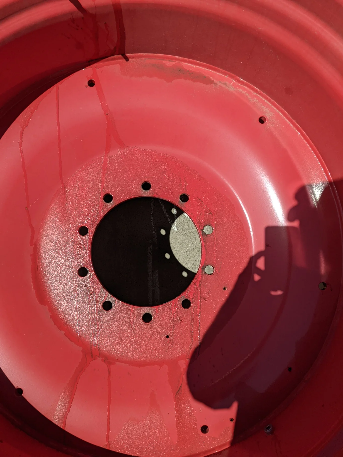 Used 25 X 42 Fendt Red 10 Bolt Duel Wheel (.938) (12-16.73-14.66) 13.5BS