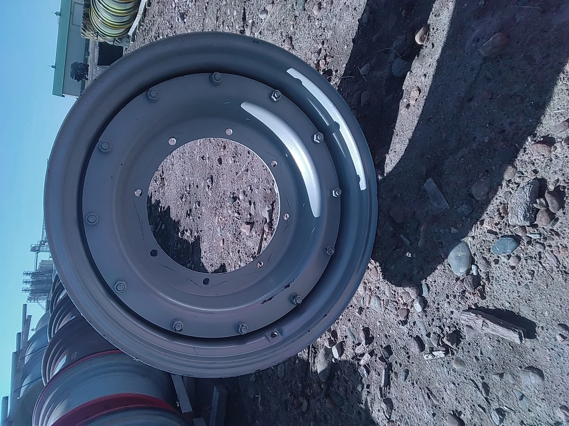 Used 12 X 28 Case Sliver GKN Style Stub Disc (8-16-14) Rim Scratches - Good Condition image 3