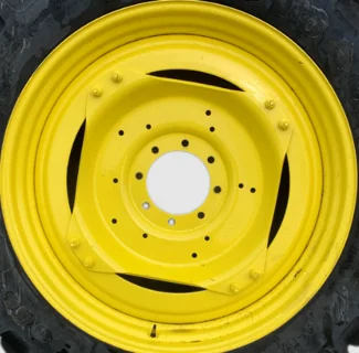 Used 10 X 42 John Deere Yellow 8 Bolt Stub Disc (8-31.0-28.875) 3.75" BS With 8 Bolt Center (Paint S image 3