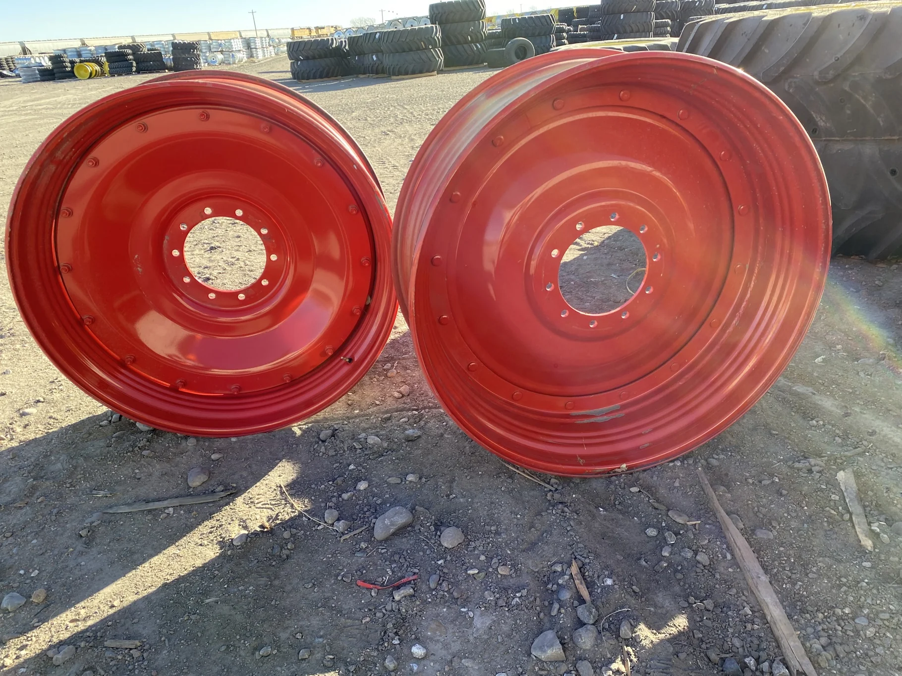 Used 16 X 46 Fendt Red 10 Bolt Center (10-13.1875-11.080) - Good Condition  _x000D_
(Scratches, Chip image 8
