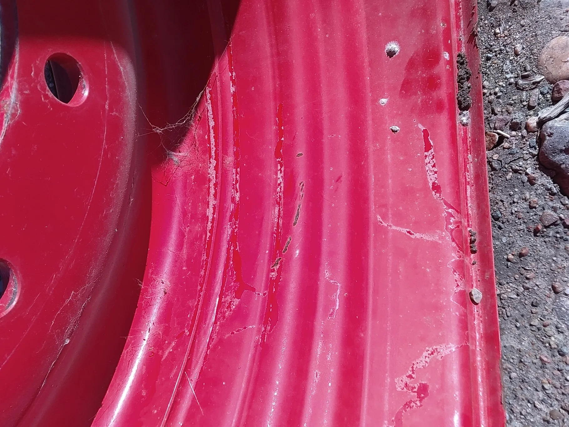 Used 16 X 28 Fendt 10 Bolt Rim - Good Condition image 7