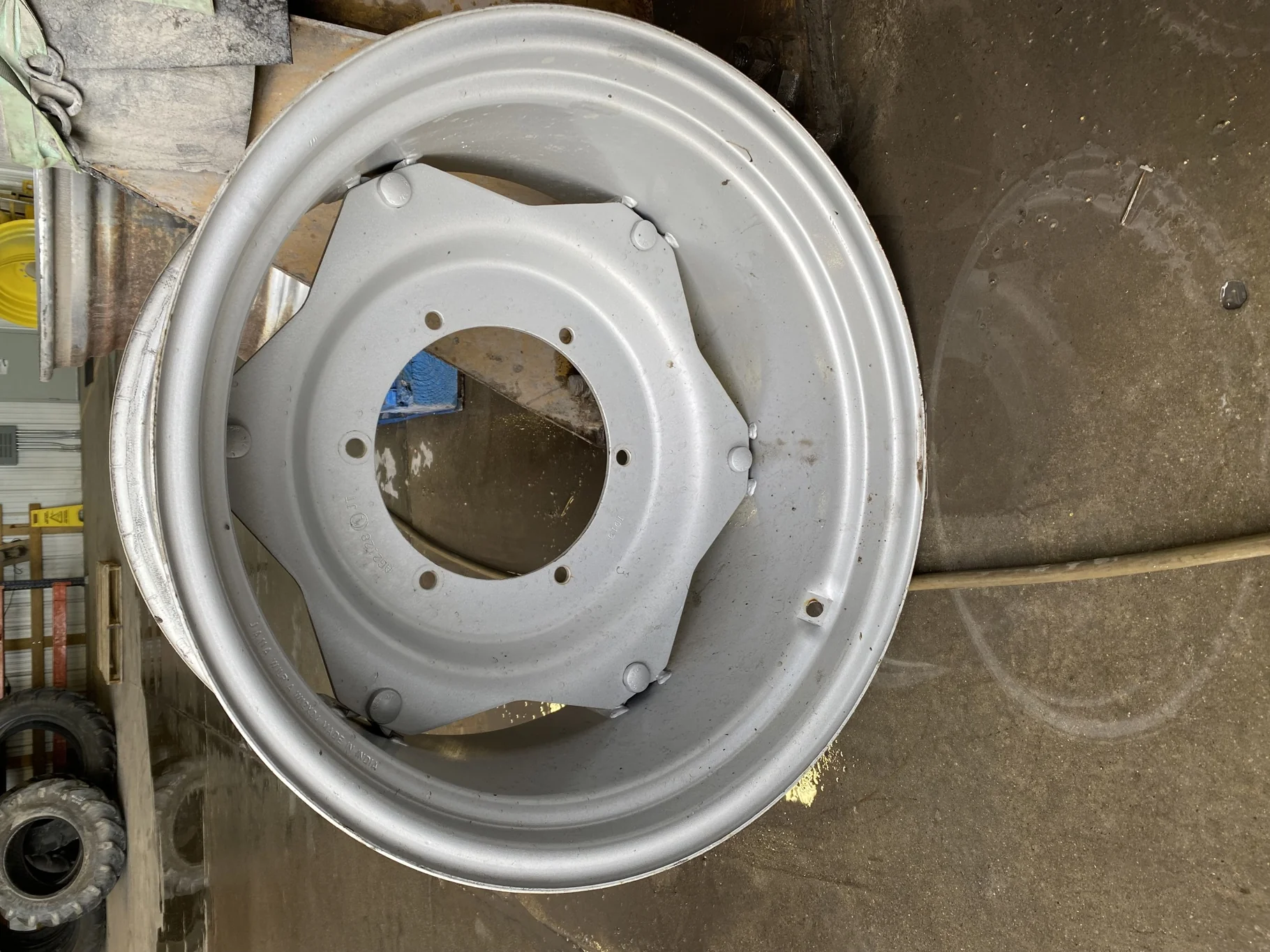 Used 12 X 24 CIH Silver 6 Loop Wheel Good Condition image 2