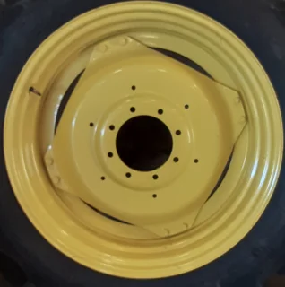 Used 12 X 38 John Deere Yellow 8 Bolt GKN Style Wheel (8-10-8) image 2