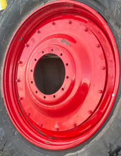 Used 15 X 50 Fendt Red 12 Bolt (.937) Dual Wheel (12-16-14) 8.63" IN (Paint Scratches) - Good Condit image 2
