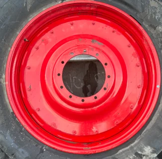 Used 15 X 50 Fendt Red 12 Bolt (.937) Dual Wheel (12-16-14) 8.63" IN (Paint Scratches) - Good Condit image 3