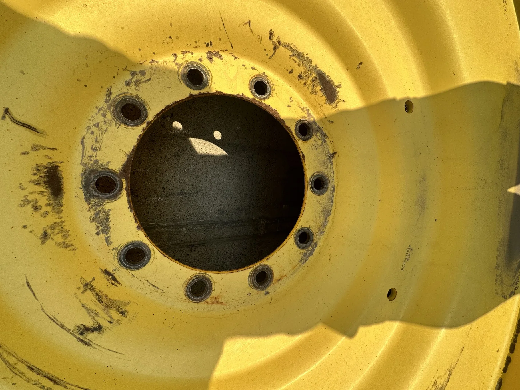 Used 15 x 50 10 Bolt Wheel Yellow