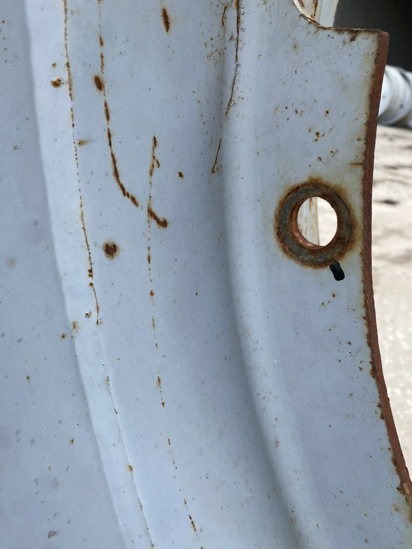 Used 18 X 38 Agco Gray Stub Disc Sprayer Rims (Rusted Valve Stems; Major Rust Spots) image 6
