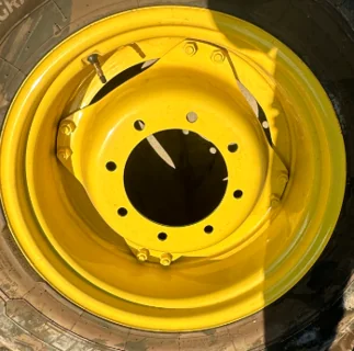 Take-Off 12 X 24 2 Bolt GKN Waffle JD Yellow Wheel