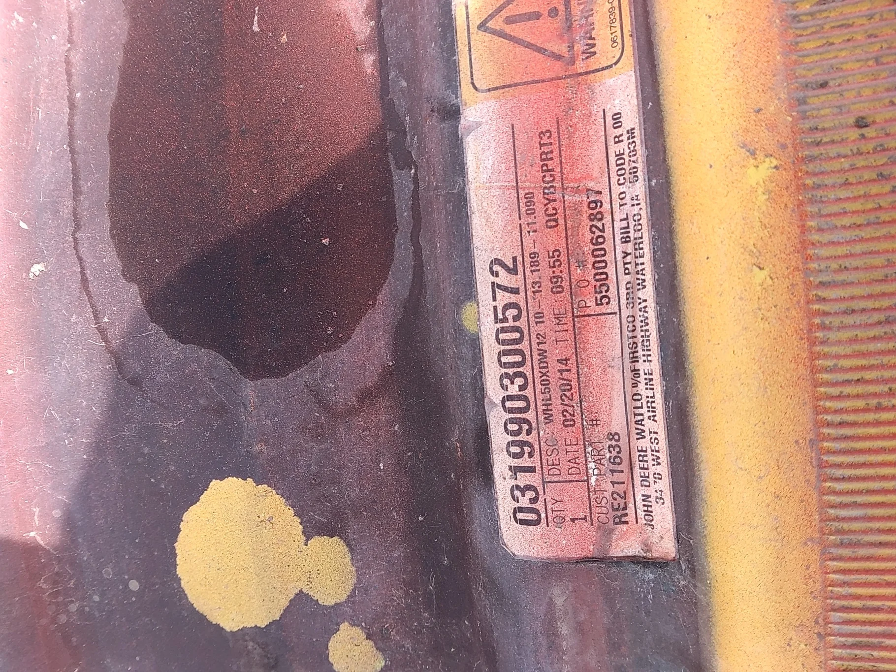 Used 12 X 50 Fendt Red Stub Disc New Paint image 2
