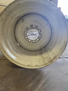 Take-Off 25 X 26 (.875) 5" (10-8.86-6.95) NH White Rear Combine Wheel image 2
