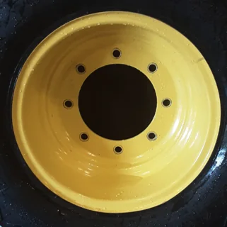 Used 9  X 18 John Deere Yellow GKN Style Wheel (8-10.75-8.625)