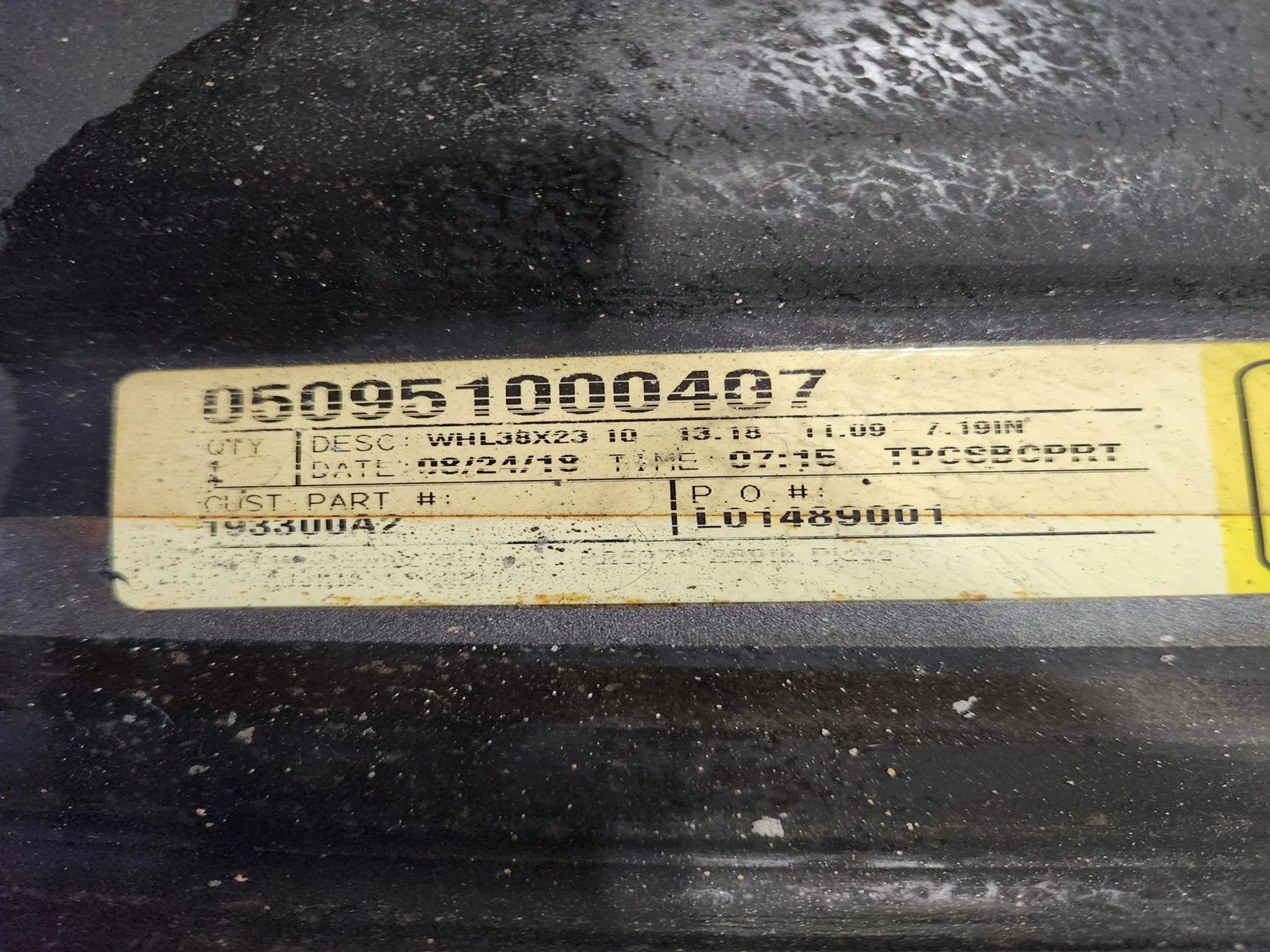 Used 23 x 38 10-13-11 Case Silver Wheel