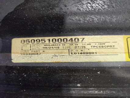 Used 23 x 38 10-13-11 Case Silver Wheel image 4